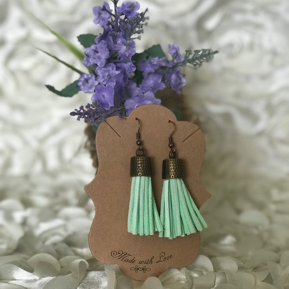Jewelry - 5 for $20 shipped Faux suede tassel earrings